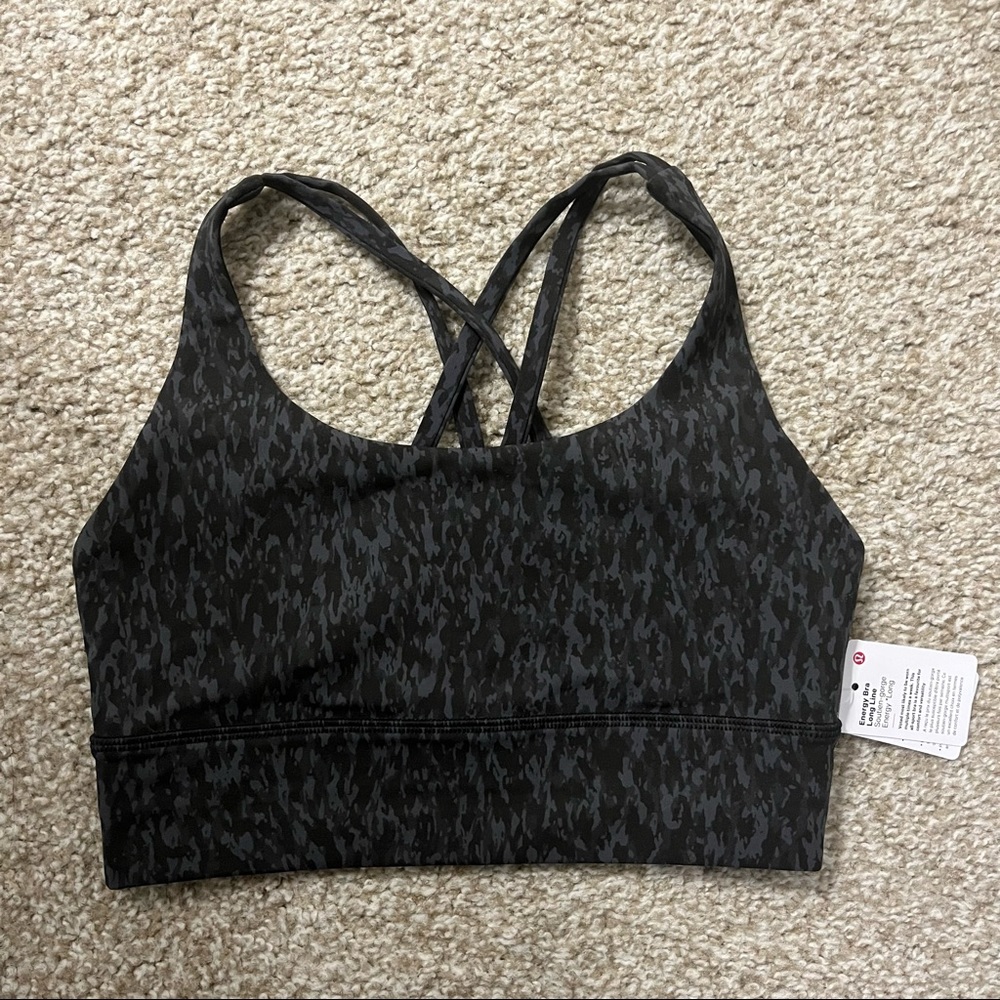 SOLD NWT Lululemon Energy Bra Long Line Size 6